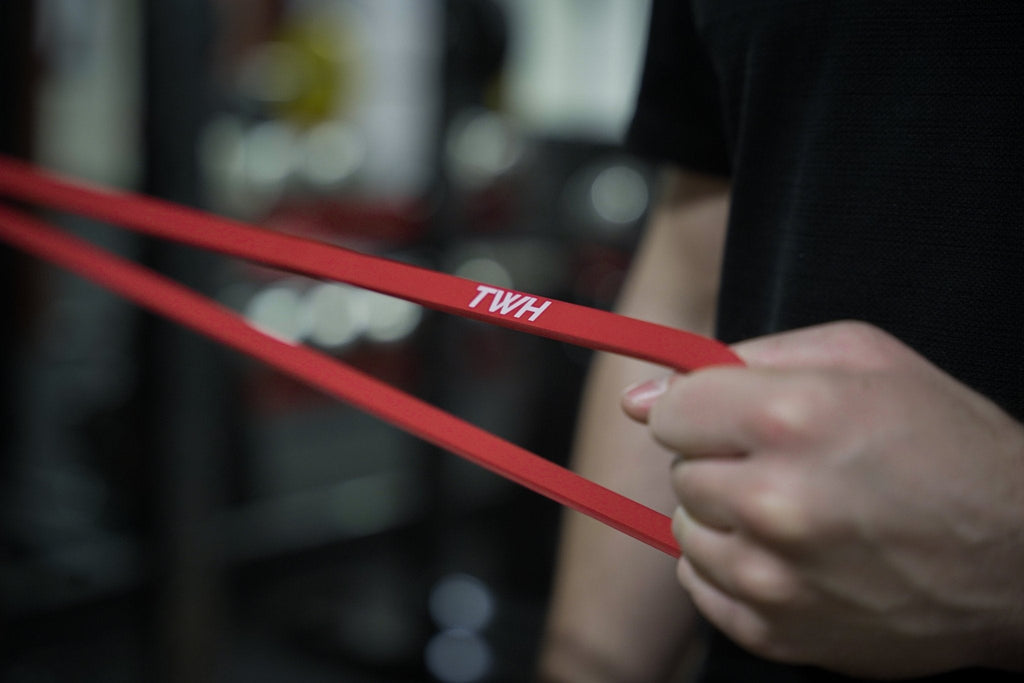 TWH resistance bands Ireland and UK– light and heavy gym bands for training